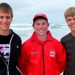 Die drie helde, Marnus Coetzee, Arné Broodryk en Wessel van Hansen.